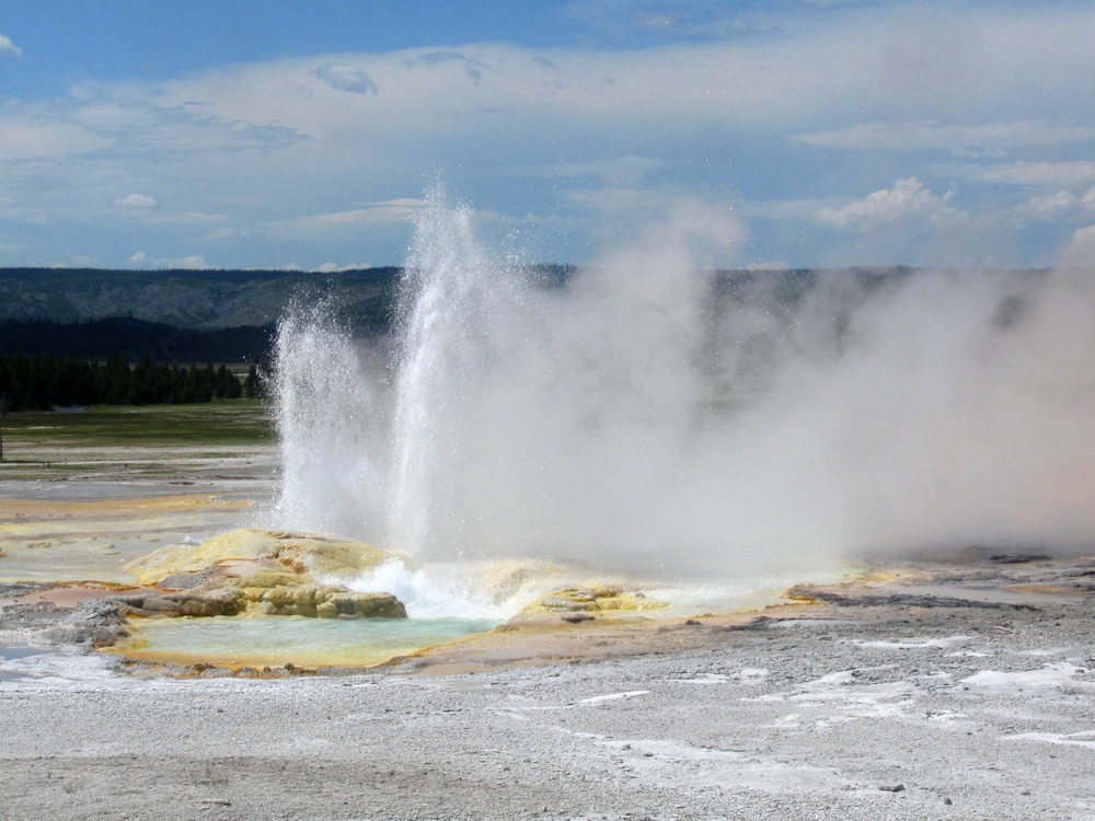 Spasm Geyser in the Lower Geyser Basin, Yellowstone